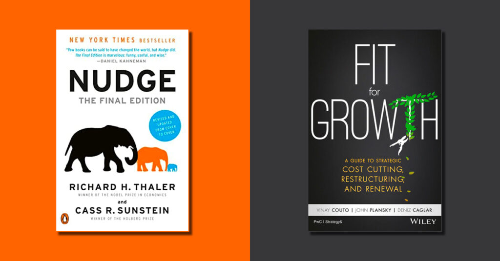 nudge and fit for growth book covers